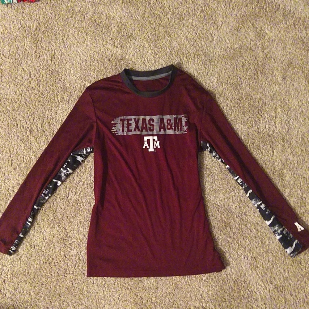 Texas A&M volleyball long sleeve compression shirt